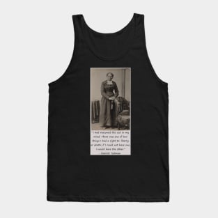 Harriet Tubman Quote Tank Top